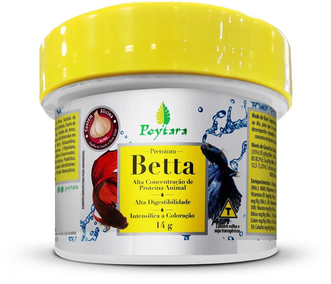 Ração Betta Poytara 14G